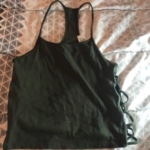 Spaghetti strap crop top